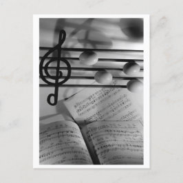 Cartão Postal Ovos Musicais
