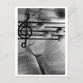 Cartão Postal Ovos Musicais