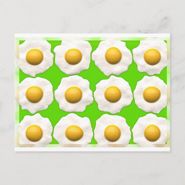 Cartão Postal ovos verdes (Frente)