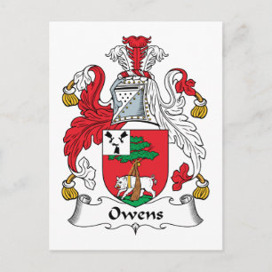 Cartão Postal Owens Family Crest