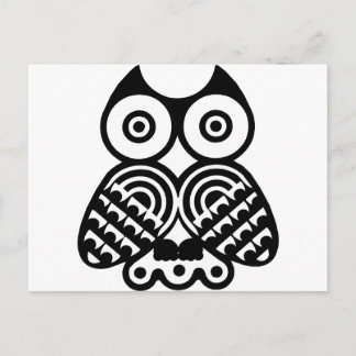 Cartão Postal Owl Eye