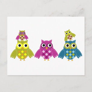 Cartão Postal Owl Sempre Te Ama