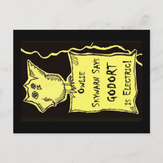 Cartão Postal Owlie Skywarn diz...