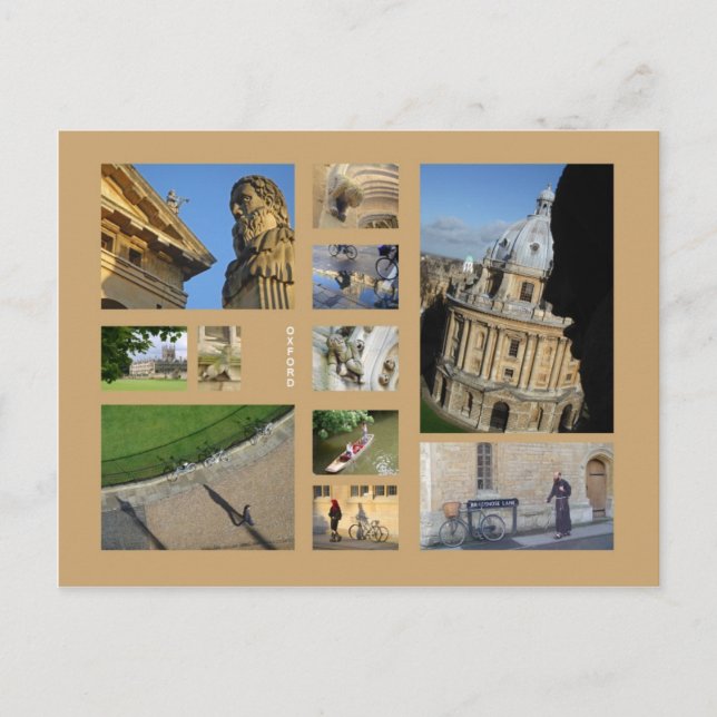 Cartão postal Oxford (Frente)