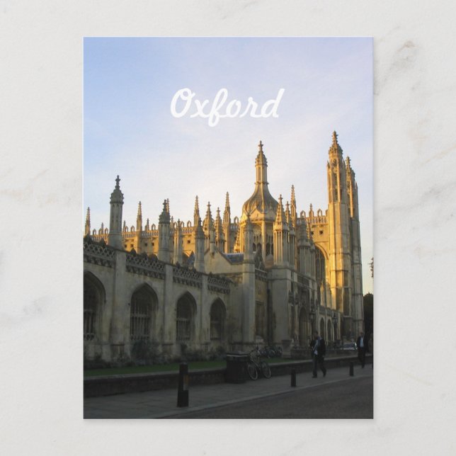 Cartão Postal Oxford (Frente)