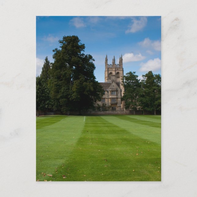 Cartão Postal Oxford College Building (Frente)