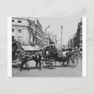 Cartão Postal Oxford Street London 1904, Inglaterra Reino Unido