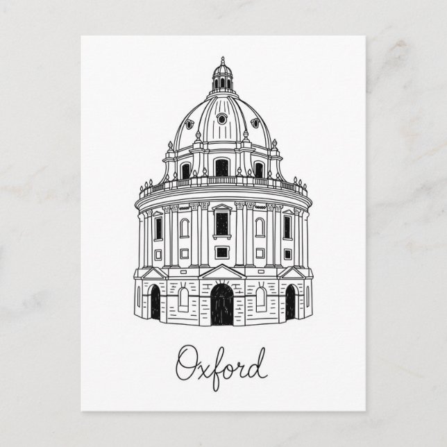 Cartão Postal Oxford University Radcliffe Camera England Travel (Frente)