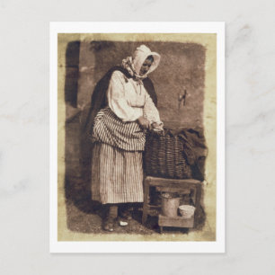 Cartão Postal Oyster Woman, 1843-47 (impressão de papel sal de c