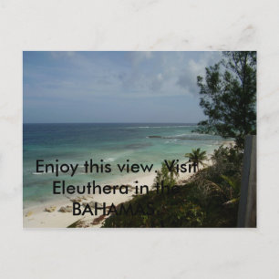 Cartão Postal P3030418, Aproveite esta visão. Visite Eleuthera e