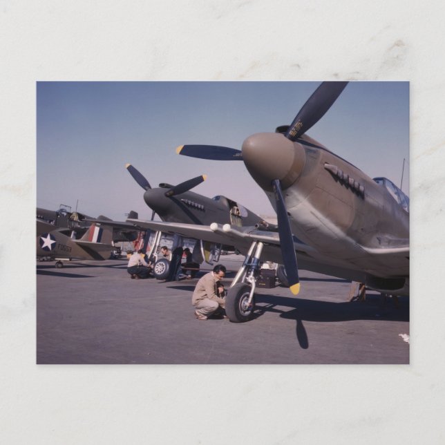 Cartão Postal P-51 Mustang, 1942 (Frente)
