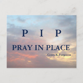 CARTÃO POSTAL P I P REZE EM LOCAL