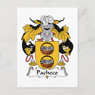 Cartão Postal Pacheco Family Crest