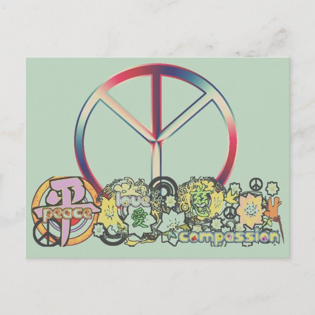 Cartão Postal pacielovecompaixão (Frente)