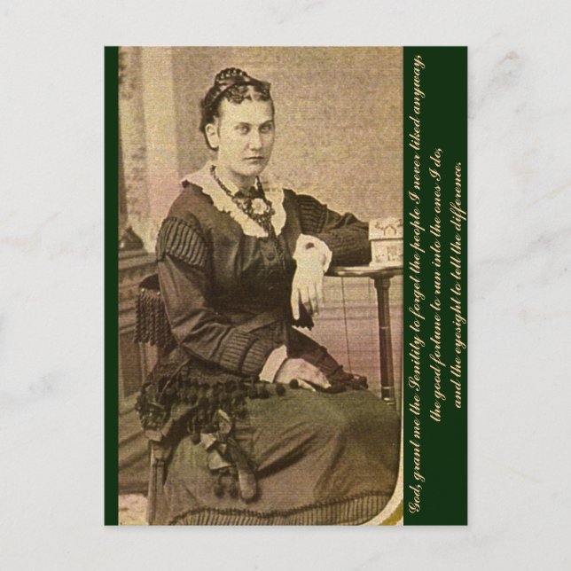 Cartão Postal Paciência & Serenidade (Frente)