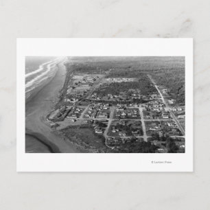 Cartão Postal Pacific Beach, WA - Fotografia aérea