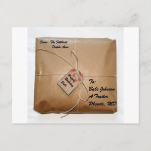 Cartão Postal Pacote de Aniversário do Babs Johnson