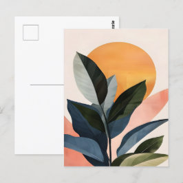 Cartão Postal Pacote de Impressão de Clip Moderno de abstrato Bo