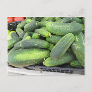 Cartão Postal Pacote de pepino
