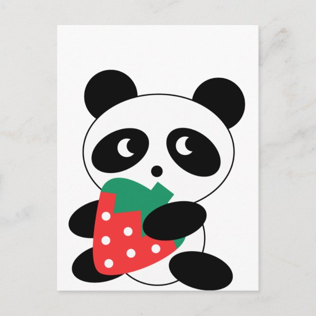 Cartão Postal Pacote do Partido de Panda (Frente)
