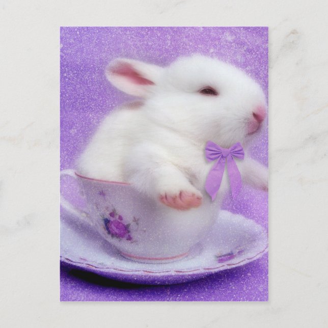 Cartão Postal Pacote Roxo De Alegria (Frente)