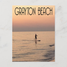 Cartão Postal Paddleboard de Grayton Beach