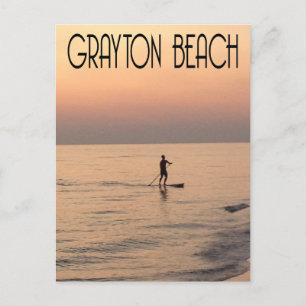 Cartão Postal Paddleboard de Grayton Beach