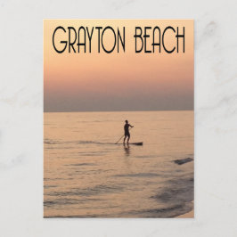 Cartão Postal Paddleboard de Grayton Beach
