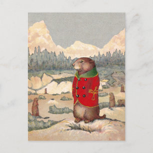 Cartão Postal Paddy Paws na Cidade do Cachorro de Prairie