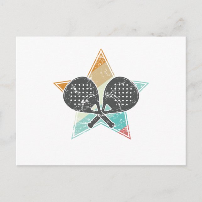 Cartão Postal Padel Tênis Ballsportart (Frente)