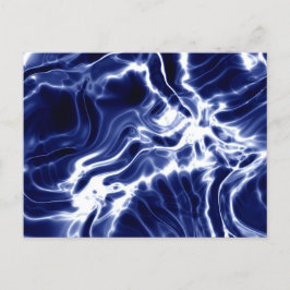 Cartão Postal Padrão azul espiralado
