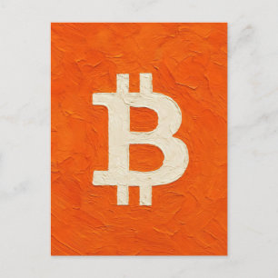Cartão Postal Padrão Bitcoin (Óleo, Estilo: 4)