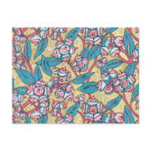 Padrão Botânico da Planta Australiana Eucalyptus S