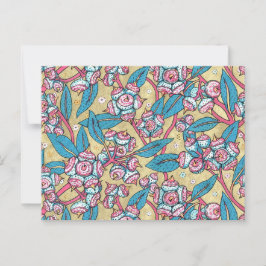 Cartão Postal Padrão Botânico da Planta Australiana Eucalyptus S