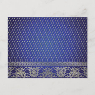 Cartão Postal Padrão Brocade