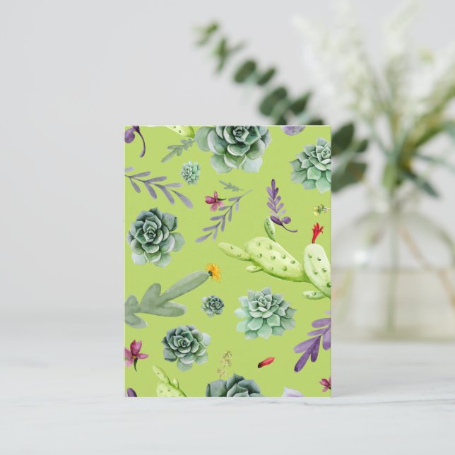 Cartão Postal Padrão Cactus 6 (Em pé/Frente)