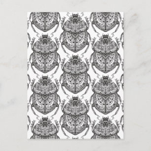 Cartão Postal Padrão Com Rabiscos À Mão