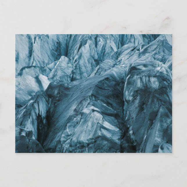 Cartão Postal Padrão de abstrato no Glaciar | Islândia (Frente)