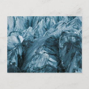 Cartão Postal Padrão de abstrato no Glaciar Islândia