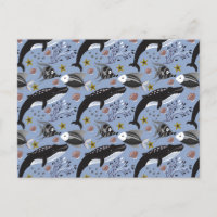 Padrão de animais aquáticos | vida submarina do oc