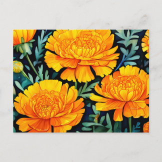 Cartão Postal Padrão de Aquarela de Maravilha Moderna