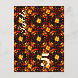 Cartão Postal Padrão de Arte Abstrata Boho Moderno Elegante Dour