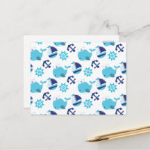 Padrão de Baleias, Baleias Fofas, Baleias Azuis