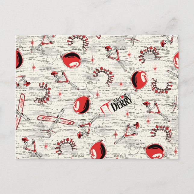 Cartão Postal Padrão de brinquedos para crianças de TI (Frente)