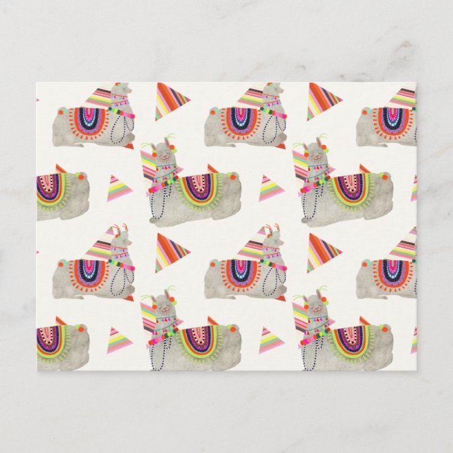 Cartão Postal Padrão de Coleção Llamarama II (Frente)