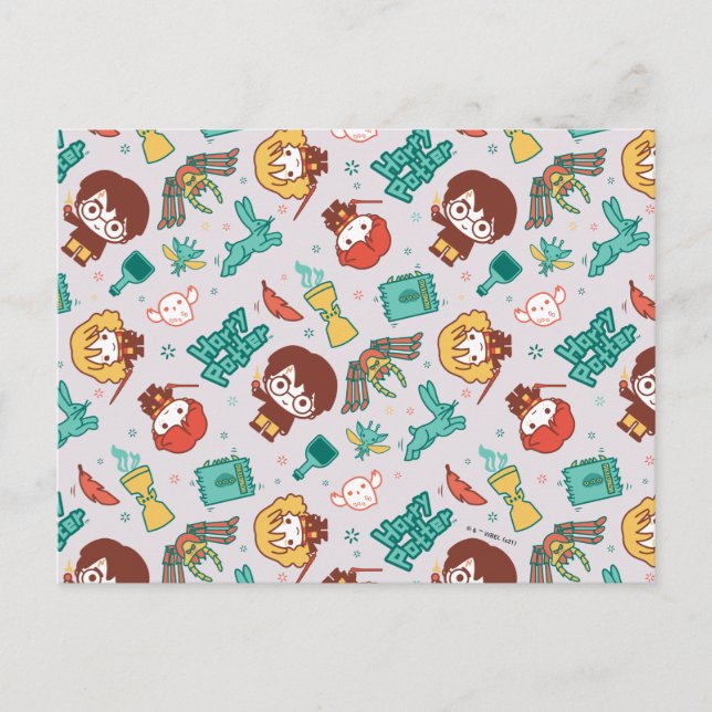 Cartão Postal Padrão de criação e ortografia do HARRY POTTER™ (Frente)