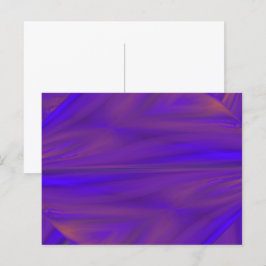 Cartão Postal Padrão De Design Abstrato Laranja Azul E Roxo