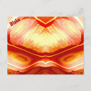 Cartão Postal PADRÃO DE Design Fratural ~ 3D ~