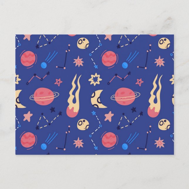 Cartão Postal Padrão de espaço (Frente)