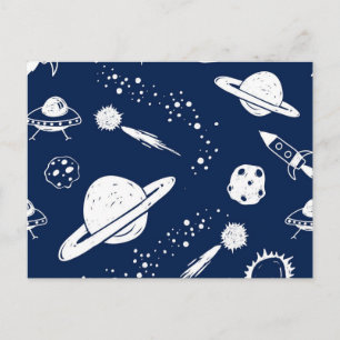Cartão Postal Padrão de espaço